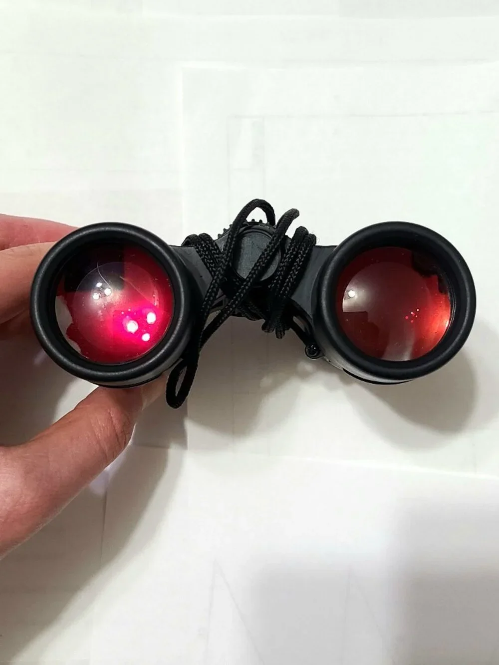 Compact Binoculars with Case & Manual